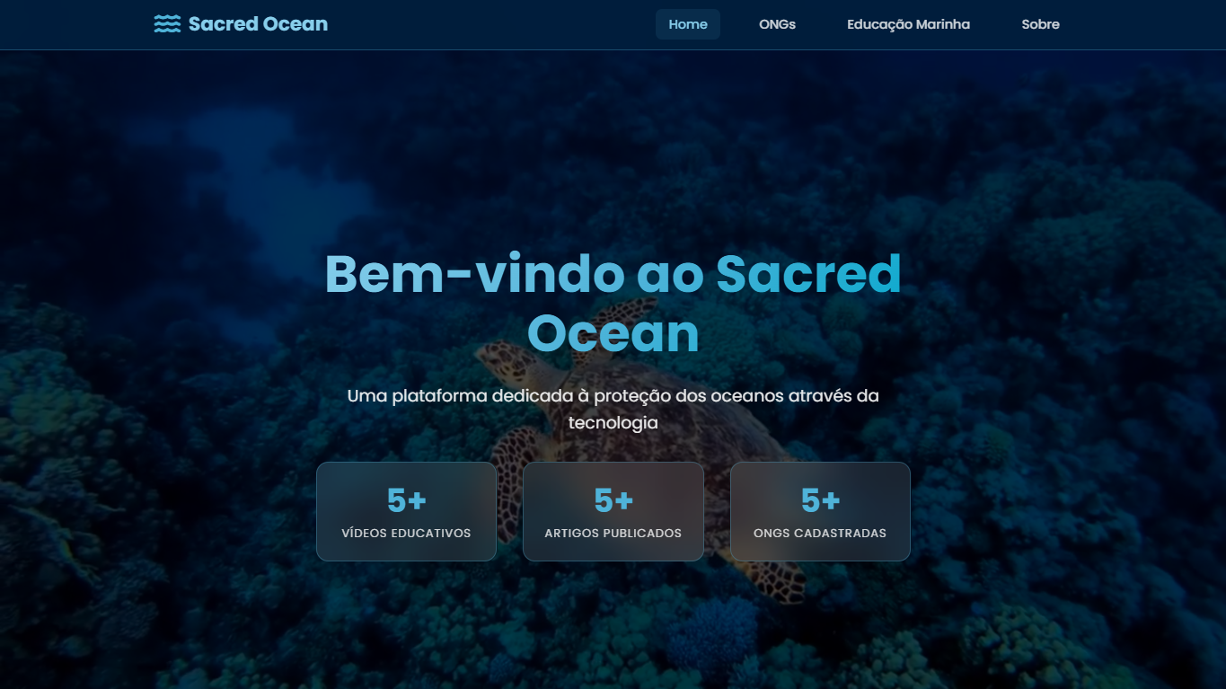 Capa Sacred Ocean